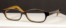 Vintage Lobos Black Lemon Eyeglasses Frames 50-19-145