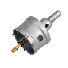 2-1/8 Inch / 54Mm Carbide Tipped Hole Saw,Metal Steel Hole Saw with a Drill Bit,