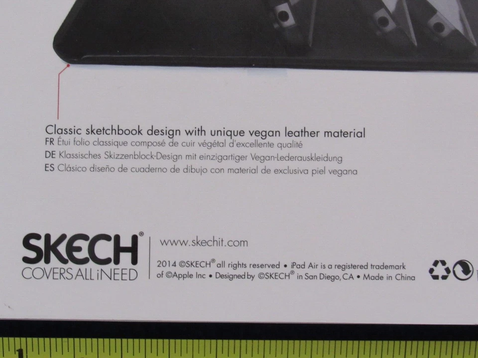 Skechbook Folding Folio Case - Black New For iPad Air 2 Computer Notes Cover - Image 4 of 4