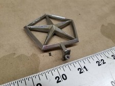 1980s Chrysler Pentastar Hood Ornament Emblem Oem
