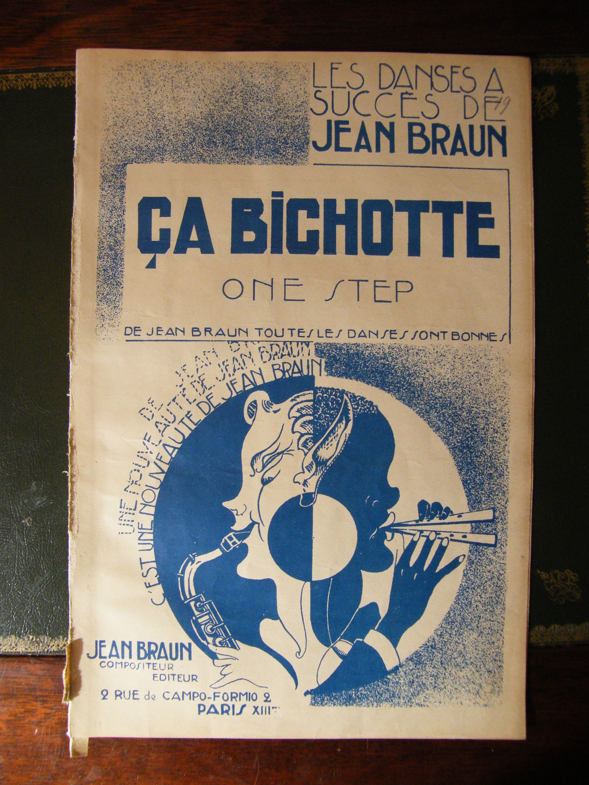 Partition Ca Bichotte One Step Jean Braun