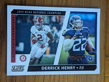 2021 Score Football Collegiate Champions #CC4 Derrick Henry Crimson Tide/Titans
