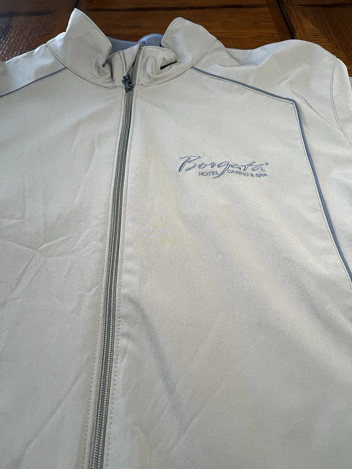 Water Resistant North End Soft Shell Mens Jacket Windbreaker Size XL Khaki - Image 2 of 4