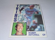 Bobby Mitchell 1984 Topps #307 Minnesota Twins