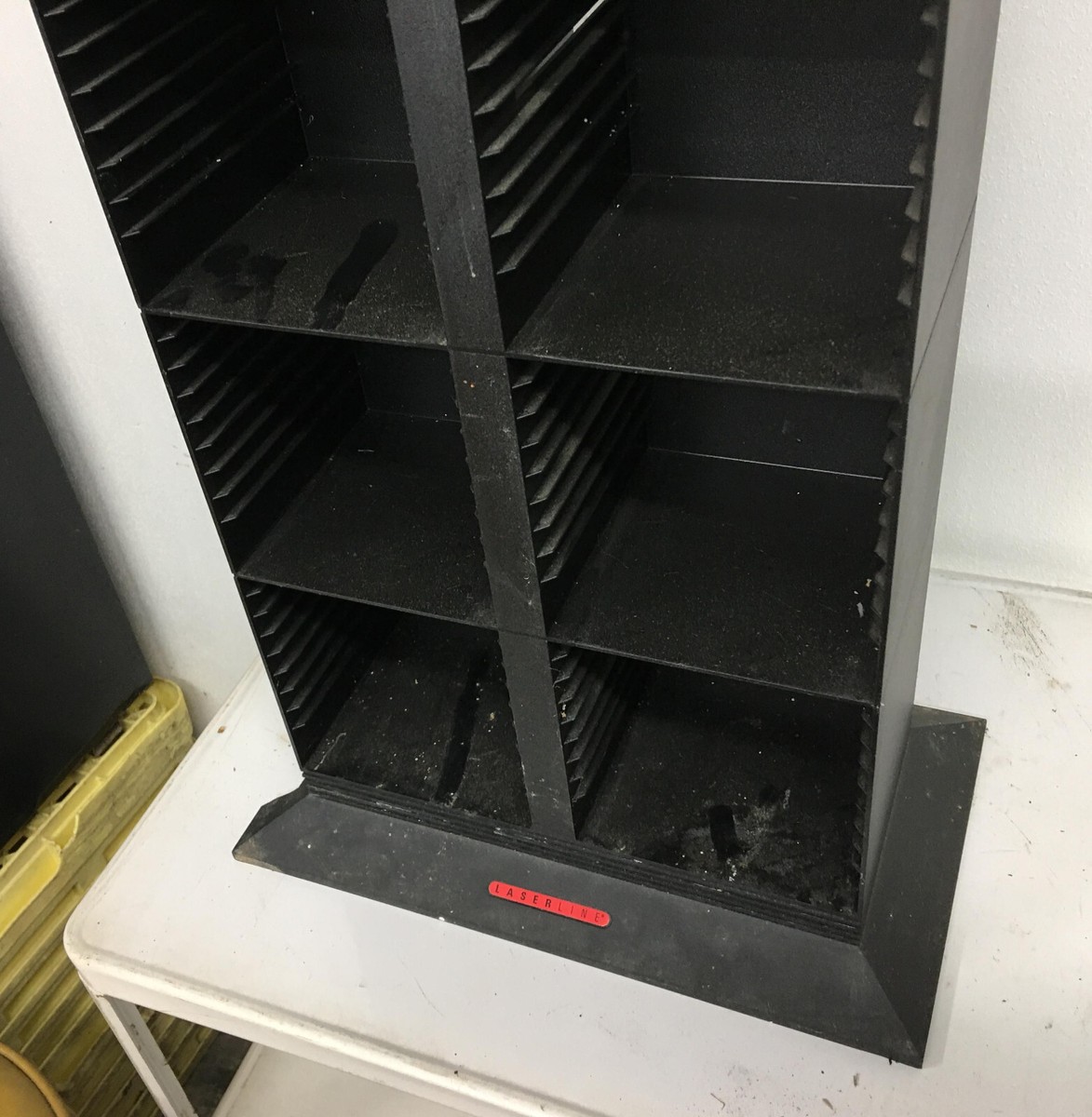 Laserline 100 CD Black Storage Tower Holder 28'' | eBay