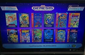 SEGA Genesis Classic Mini Console (MK-16000) Complete w/ 2 Controllers & Cables