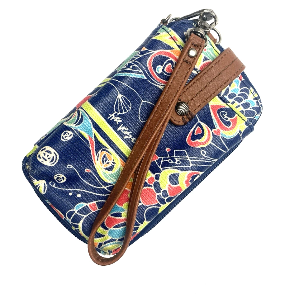 Cartera de teléfono Sakroots pulsera multicolor vegano estampado artista bolso boho Foto 4 de 4