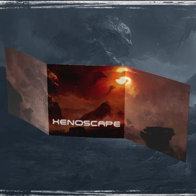 TIN HAT GAMES Xenoscape Ttrpg  Narrator Screen (English)  Gm Screen 2024