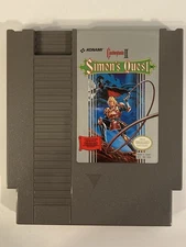 Castlevania II: Simon's Quest (NES) - Cartidge and manual only - Tested/Working