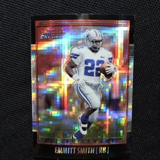 2001 Bowman Chrome Emmitt Smith Atomic Refractor SP RARE