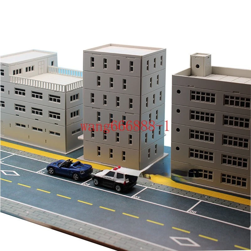 1/50/87/150 Scale Diorama Railway Model City House Office Building Model Scene - Image 4 of 4
