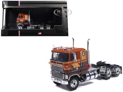 1976 FORD CL 9000 TRUCK BROWN TWO-TONE 1/64 DIECAST MODEL BY IXO U64TR009