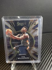 2019-20 Panini Select Zion Williamson RC Jersey Patch Rookie Relic Pelicans