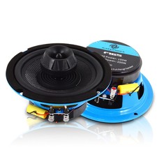 Galeforce F1-65 6.5" 100W RMS Marine Midrange Speakers w/ Bullet Tweeter Pair 