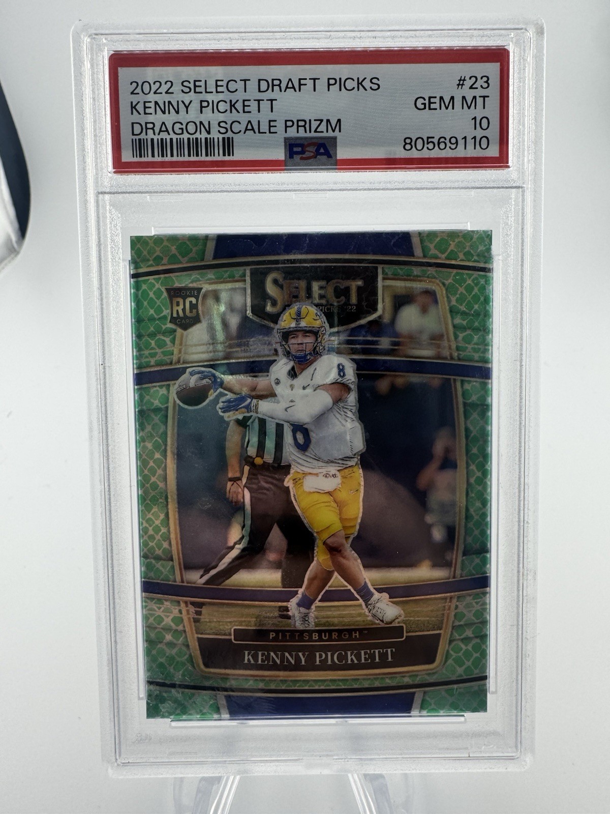 Kenny Pickett Panini Select Draft Picks #23 Dragon Scale