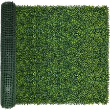 ODTORY Artificial Boxwood Roll Panels,48 X 120 in40 sqft UV-Anti Artificial I...
