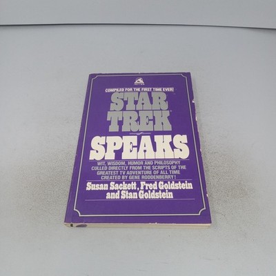 Star Trek Speaks: 1979 Paperback Susan Sackett, Fred Goldstein & Stan Goldstein