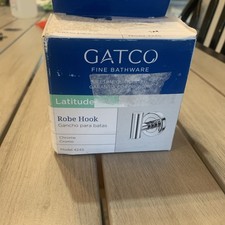 Gatco Latitude II Single Robe Hook in Polished Chrome WYZ