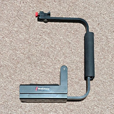 Stroboframe Camera Flash Bracket Handle with Mounting Plate, Padded Grip