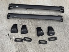 Thule Aero Blade Roof Rack System - Jeep Grand Cherokee 2011-2021 Wraised Rails Thule Aero Blade Roof Rack System - Jeep Grand Cherokee 2011-2021 Wraised Rails