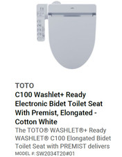 toto washlet elongated bidet seat
