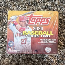 Topps 2020 Baseball Series Two Hobby Jumbo Box (1 Box) MLB Trading Cards
