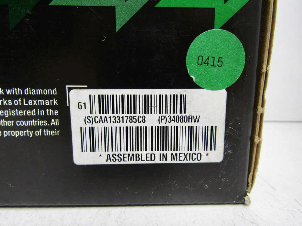 Cartucho de tóner negro original Lexmark 34080HW E330 E332 E340 E342 Foto 4 de 4