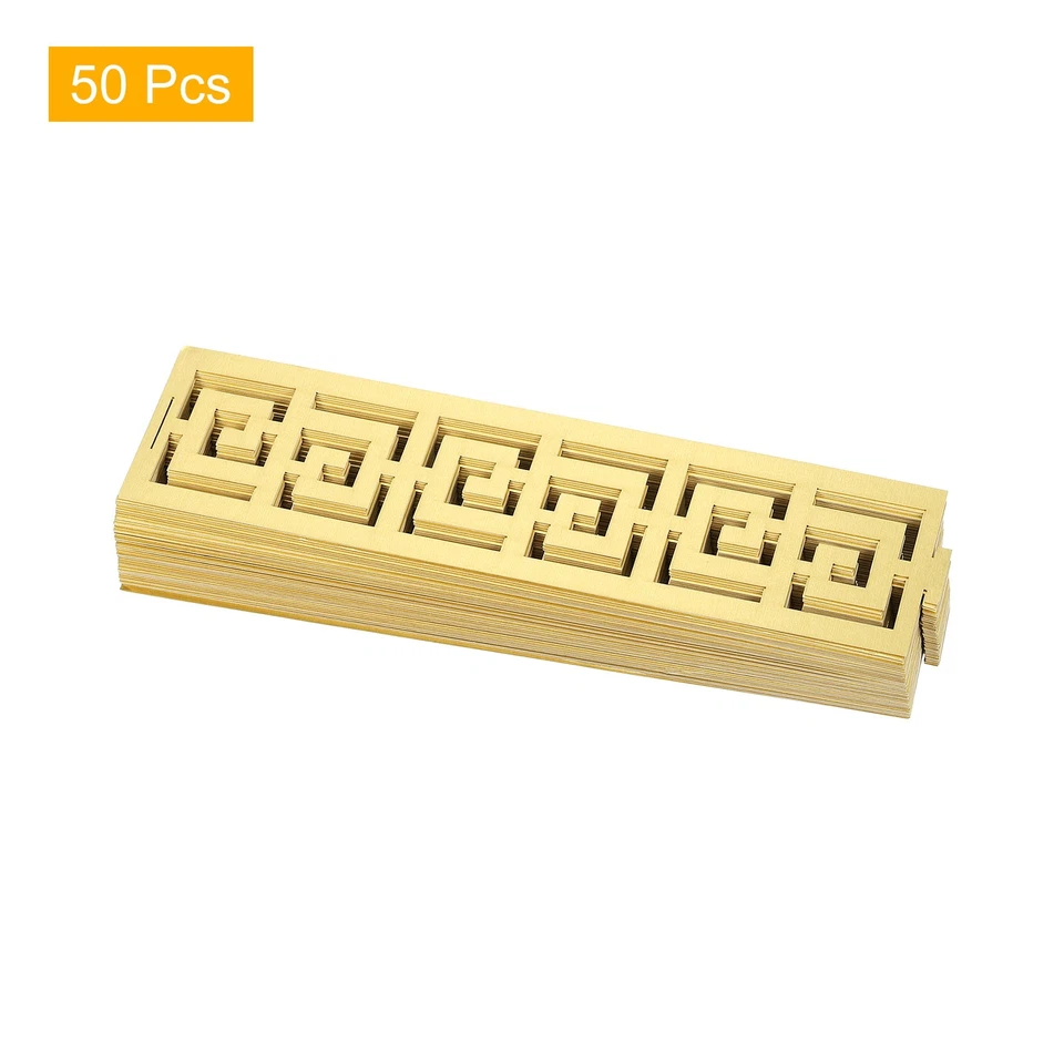 Goldene Serviettenhalter 50er Set, Papierserviettenring, Geometrisch - Bild 3 von 4