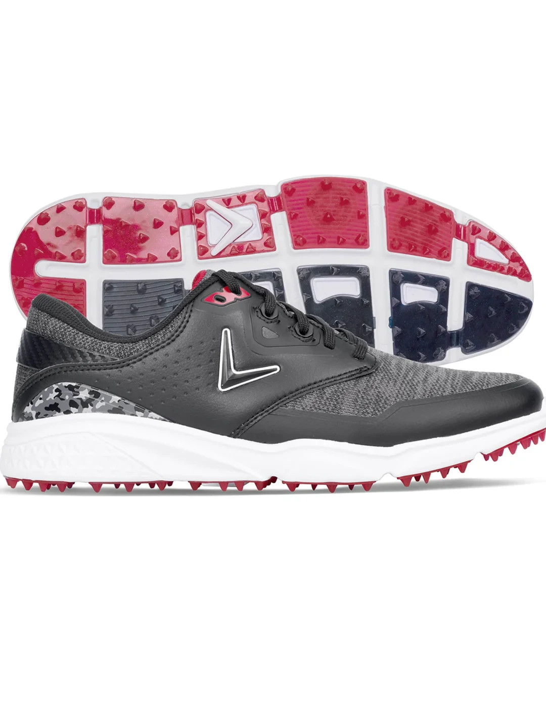 Black/gray/red New