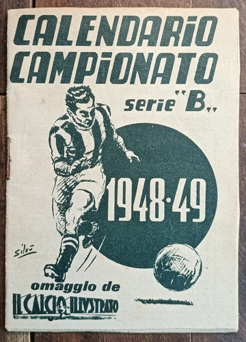 Petit Calendrier Championnat De Serie A Et B 1934 – Original Vintage