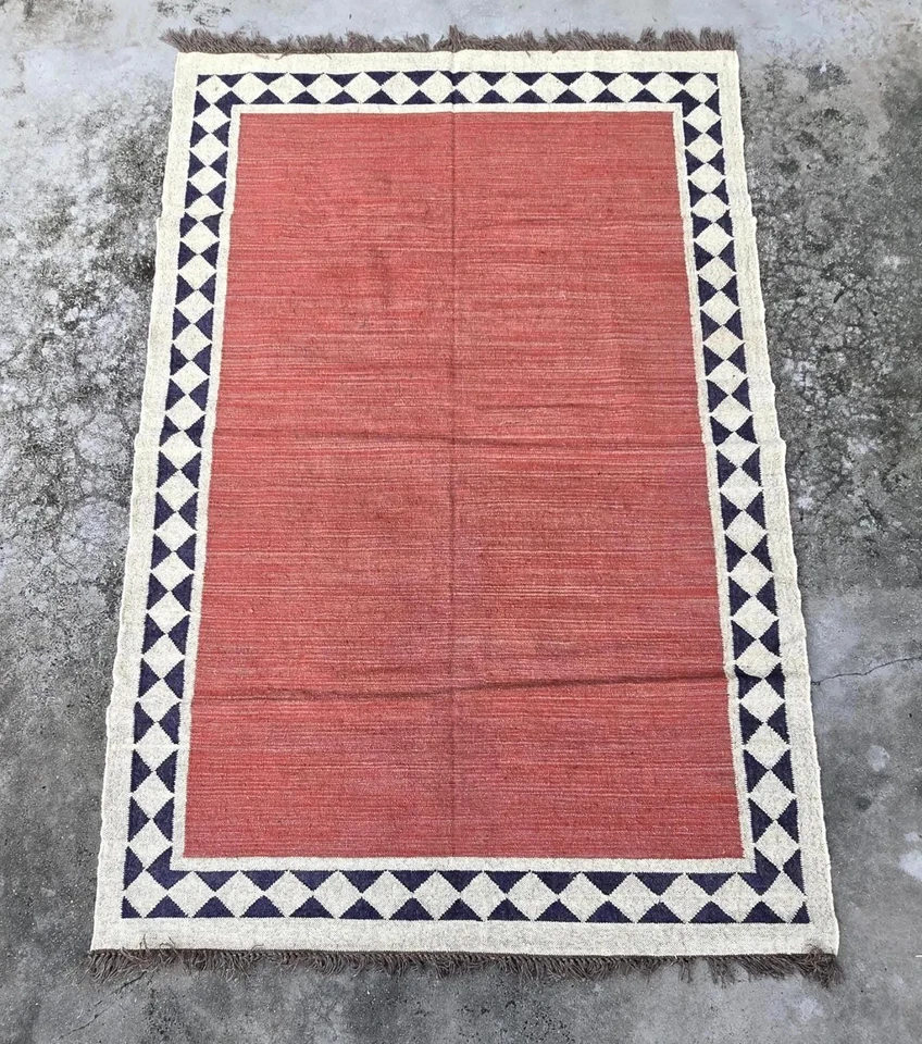 Handmade 8x10 Wool Jute Kilim Rug, Durable Costume Size Wool Kilim Rugs 8x12|6x9 - Image 2 of 4