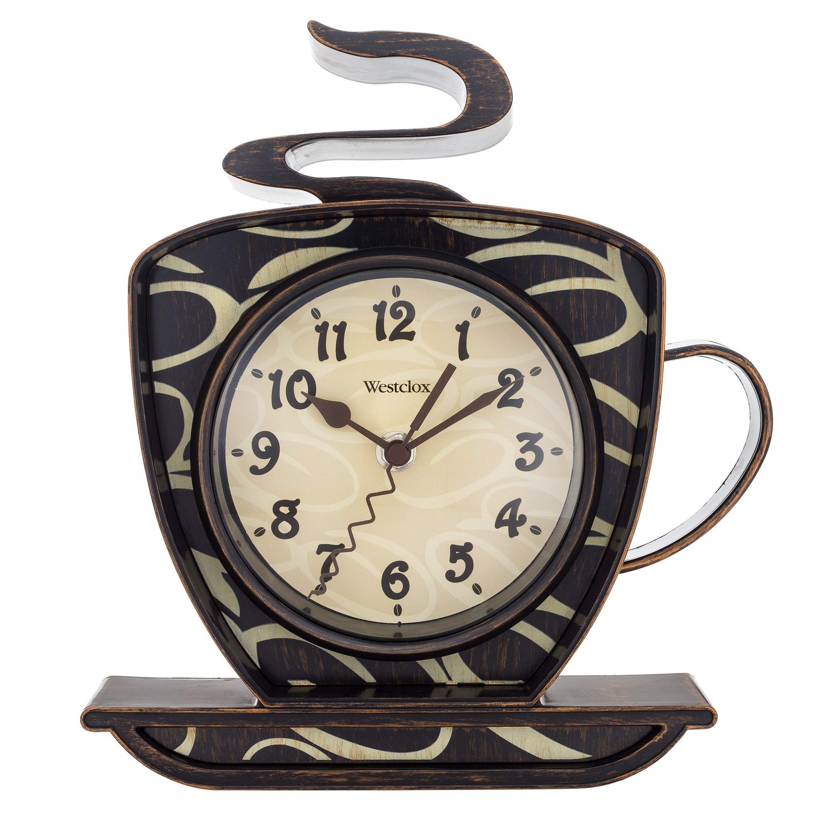 10.25&rdquo; Coffee Cup, 3-D Wall Clock &ndash; Model# 32038