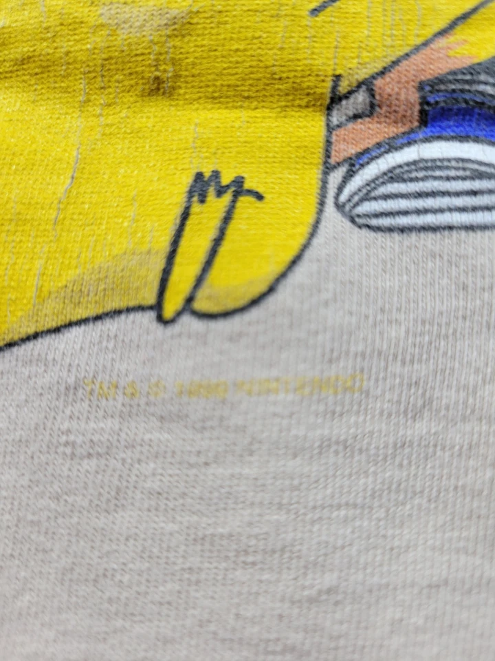 复古 Pokemon 1999 任天堂 T 恤尺寸 Youth XL — 第 3/4 张图片