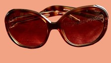 Chloe HiStyle Sunglasses CE651S 214 Light Havana Frame Brown Lens Italy In Case