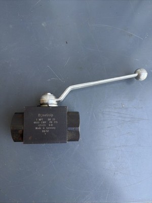 New Dynaquip PN 315 Carbon Steel Ball Valve 1'' NPT 4600CWP DN25 CS-CS