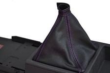 FITS ALFA ROMEO SZ 75 OR SPIDER MILANO GAITER purple stitch CUSTOM NEW