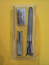 VTG 1950/60s Duo-Fast Pocket Pen Stapler Fastener Corporation Complete Set