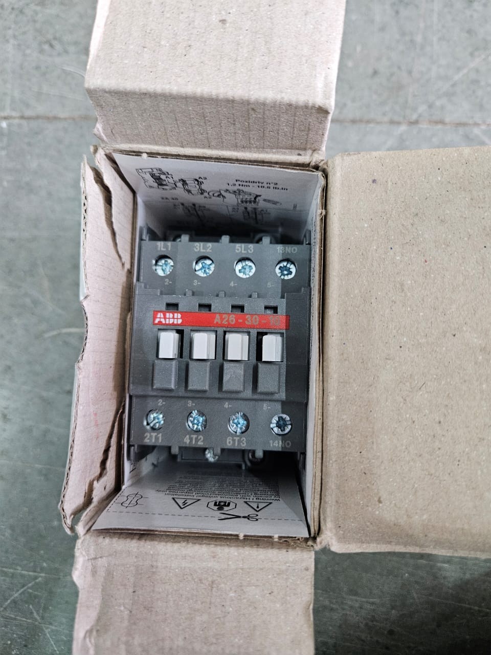 New ABB A26-30-10 Contactor 110/120V 60Hz 3 Pole (Set of 2) Free Shipping