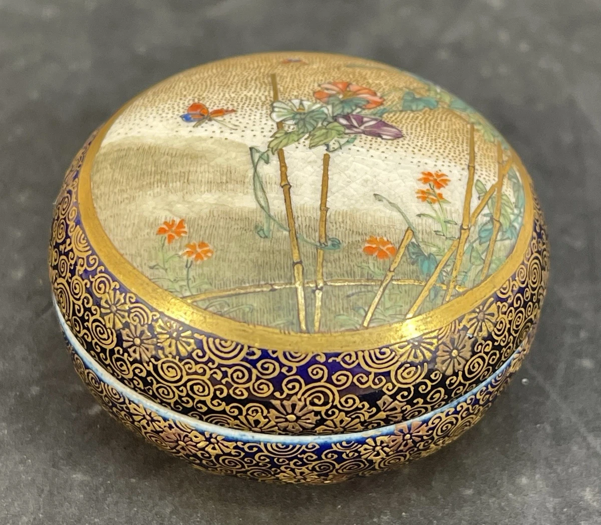 萨摩锦光山在日本古董花瓶| eBay