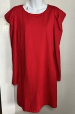NWT BB DAKOTA Steve Madden Red Spill the Tea Dress Large M