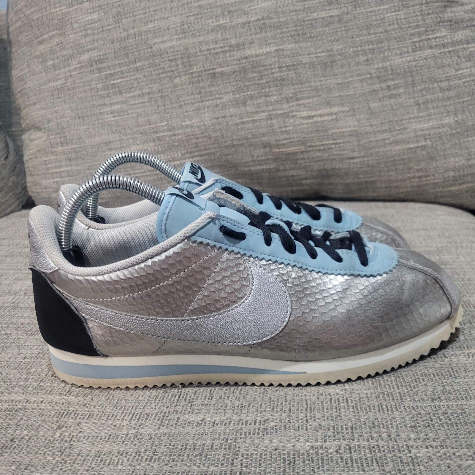 Nike Cortez Leather Premium Python Pack Silver Bl… - image 3