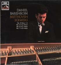HQS1152 Daniel Barenboim Beethoven Sonatas Op.10 Nos.1-3 / No.5 In C Minor LP