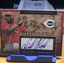 Fleer 2005 National Pastime Signature Swings Wily Mo Pena Auto SS-WMP - Reds