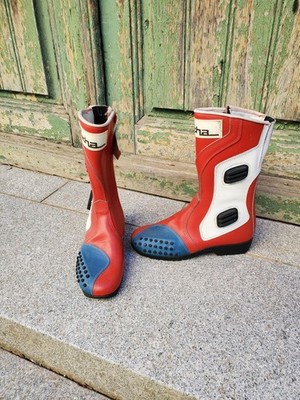 Richa 84 Motorrad Stiefel Gr. 42  Leder- NOS vintage retro ''Neu''
