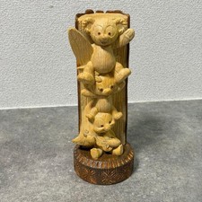 Hawaii AULANI Disney Figurine Exclusive Duffy Friends Wood Carving