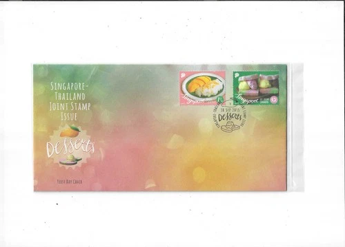Singapore-Thailand Year 2015 Dessert Joint Issue FDC