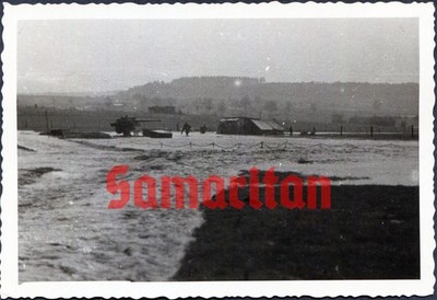 I10/50 WK2 ORIGINAL FOTO DEUTSCHES FLAKGESCHÜTZ IM POLNISCHEN FELDZUG EINGESETZT