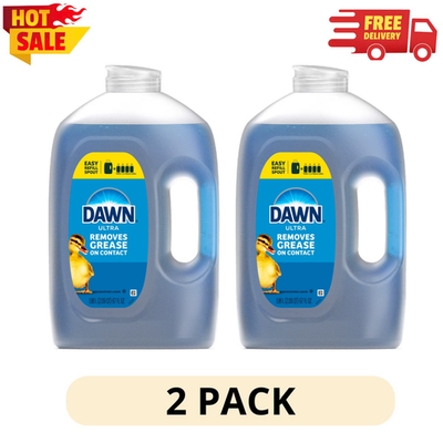 #ad 2 Pack Dawn Ultra Dish Soap Refill Original 67 fl oz Grease Cleaner $19.88
