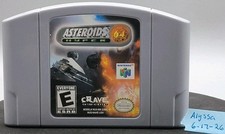 Asteroids Hyper 64 Nintendo N64 Cartridge