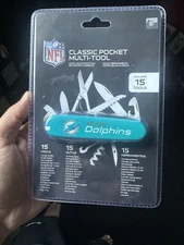 Miami Dolphins NFL. Classic Multi-tool. 15 Functions Brand New In Box